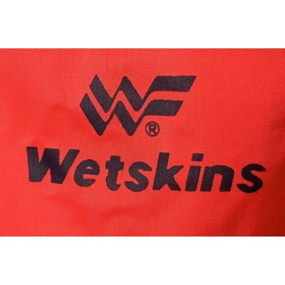 Vintage Wetskins Mens Overall Bib PVC Waterproof Workwear Jumpsuit Red Large - Picture 6 of 11